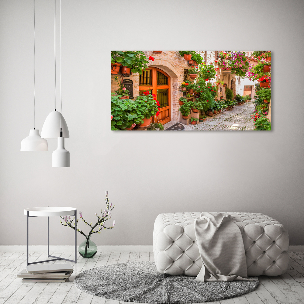 Canvas wall art Charming street