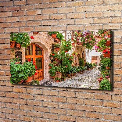 Canvas wall art Charming street