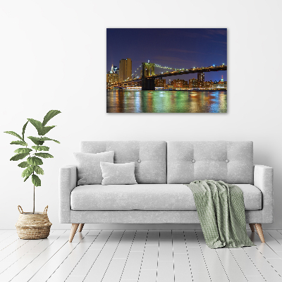 Canvas wall art Manhattan at night