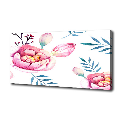 Canvas wall art Floral pattern