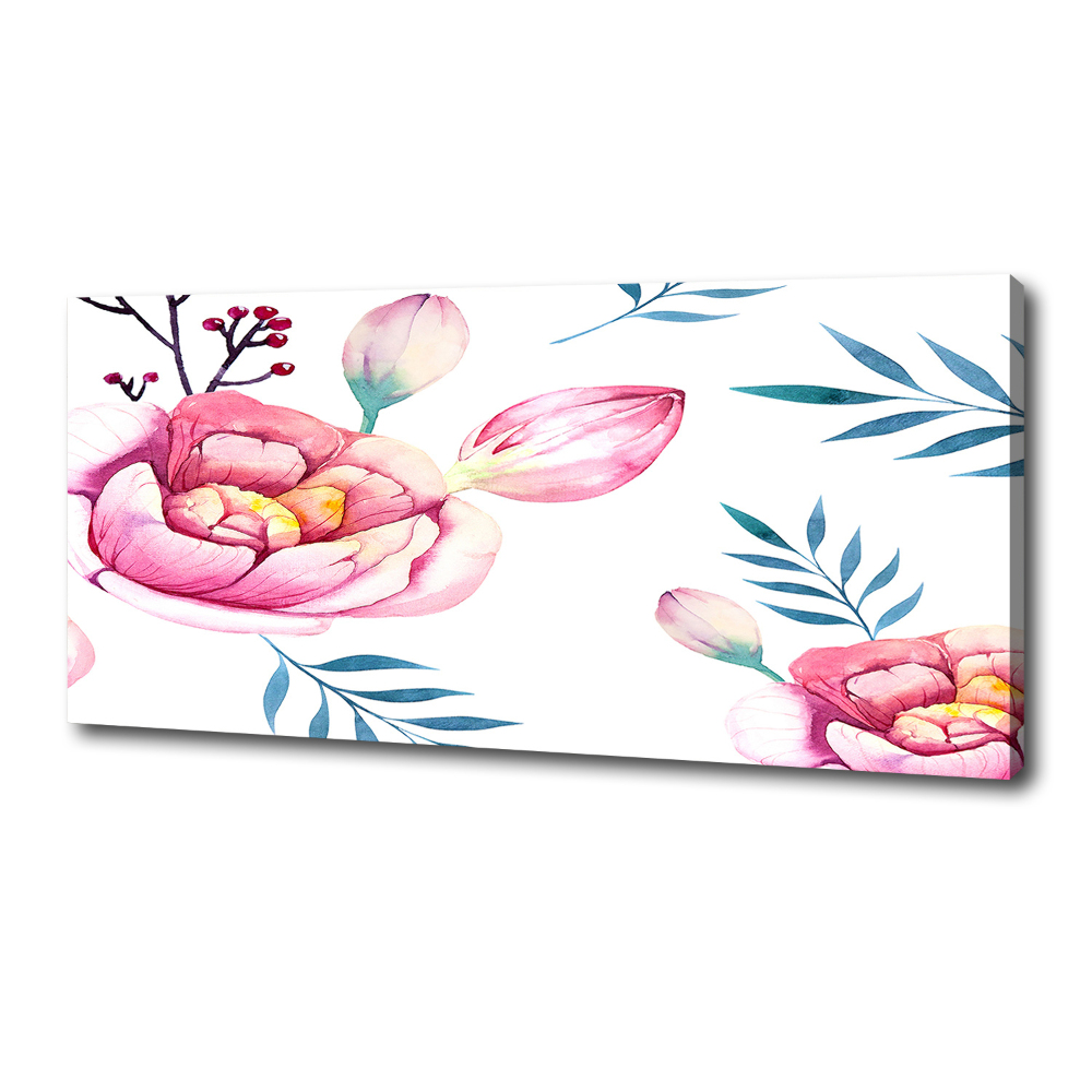 Canvas wall art Floral pattern