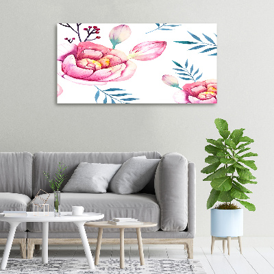 Canvas wall art Floral pattern