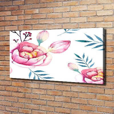 Canvas wall art Floral pattern