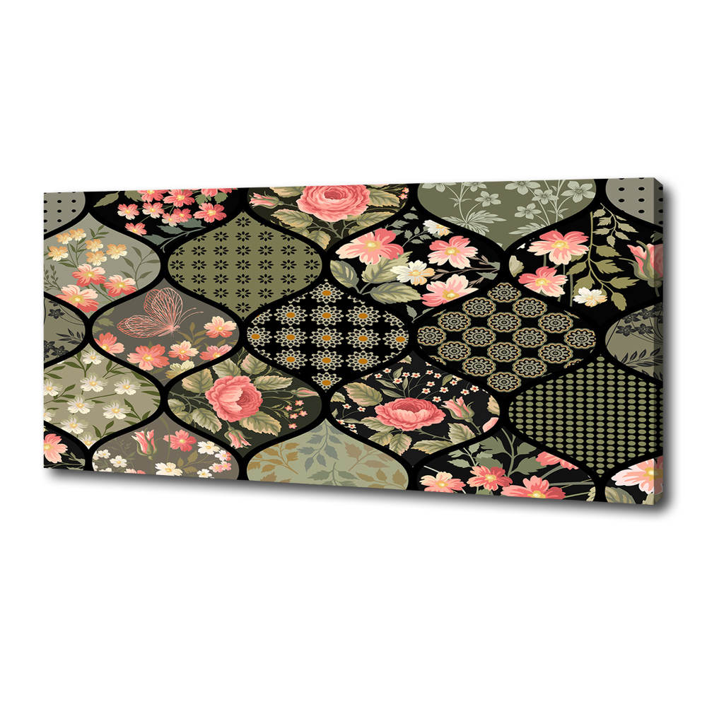 Canvas wall art Floral pattern