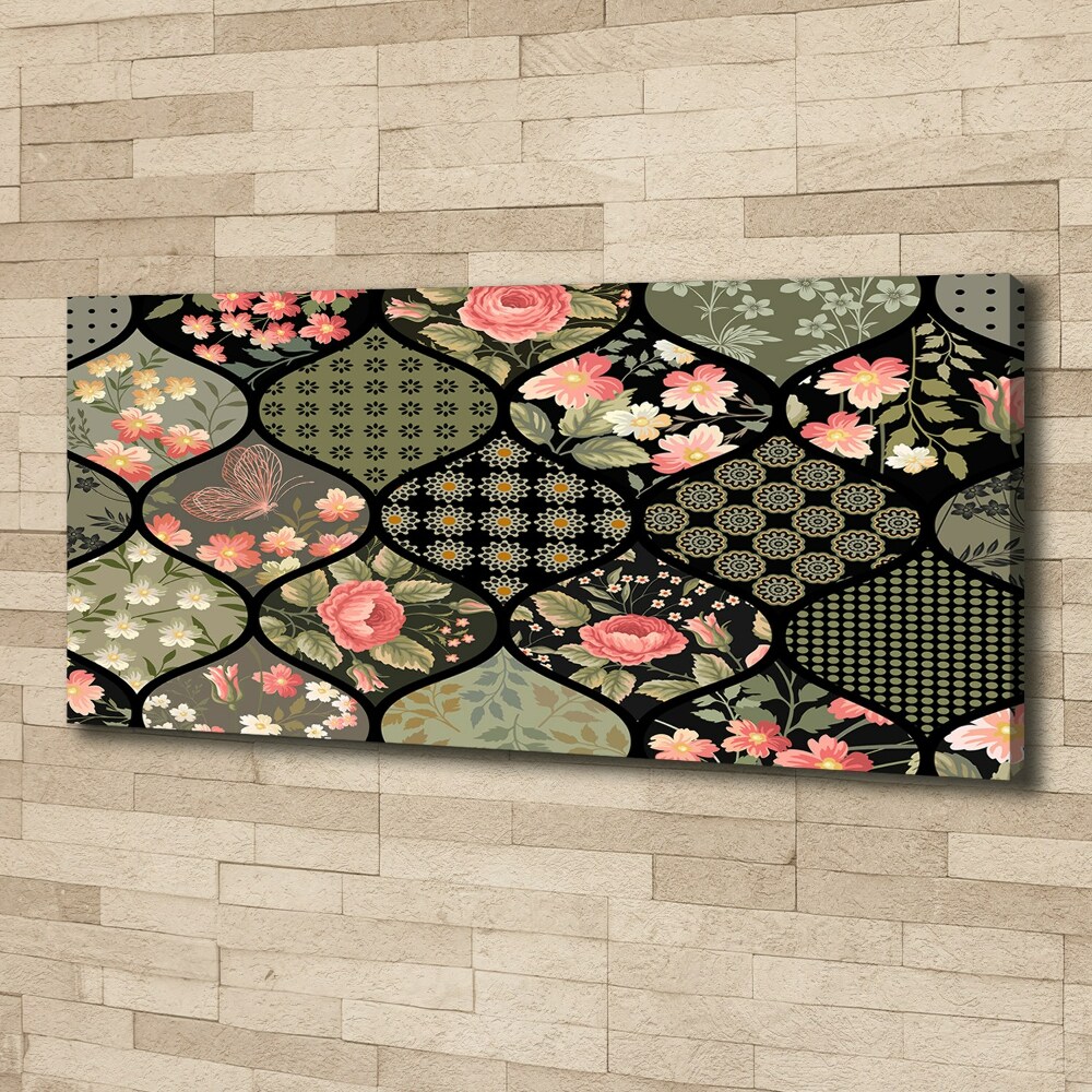 Canvas wall art Floral pattern