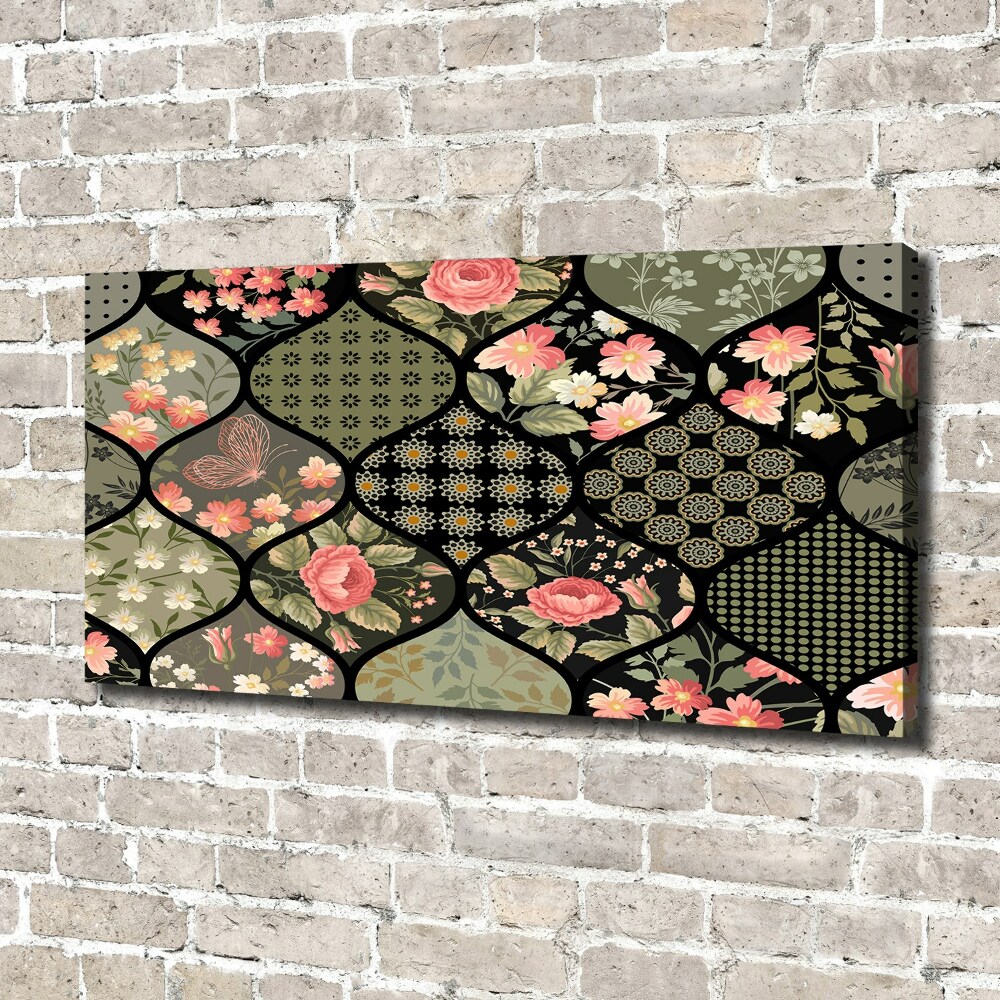 Canvas wall art Floral pattern