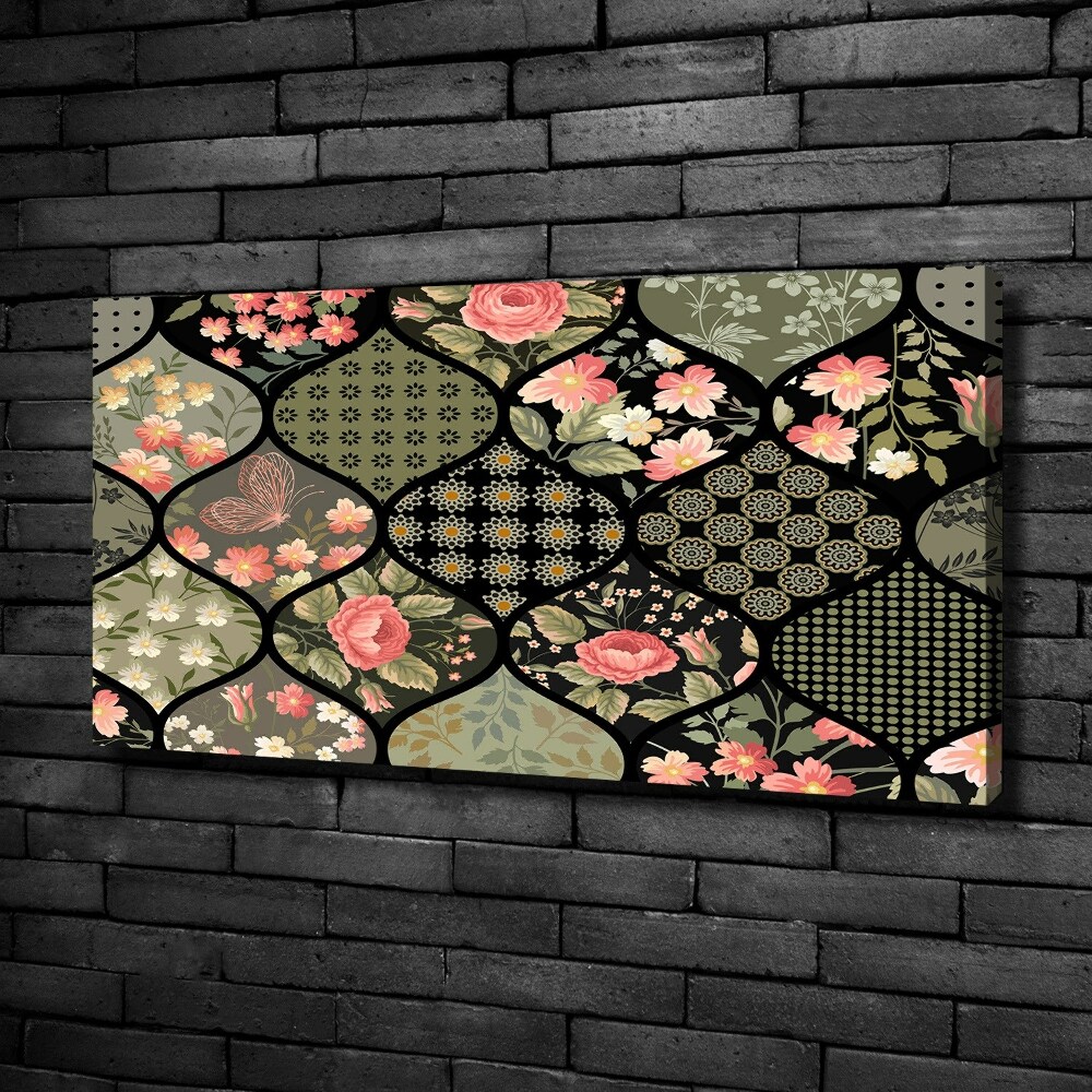 Canvas wall art Floral pattern