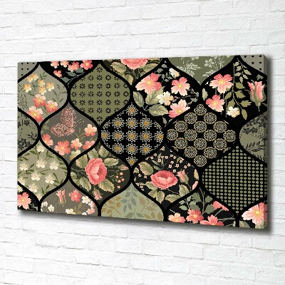 Canvas wall art Floral pattern