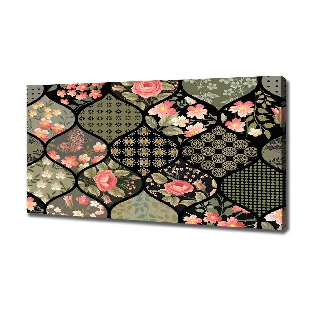 Canvas wall art Floral pattern