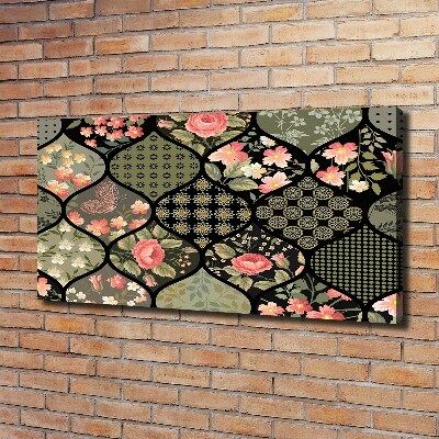 Canvas wall art Floral pattern