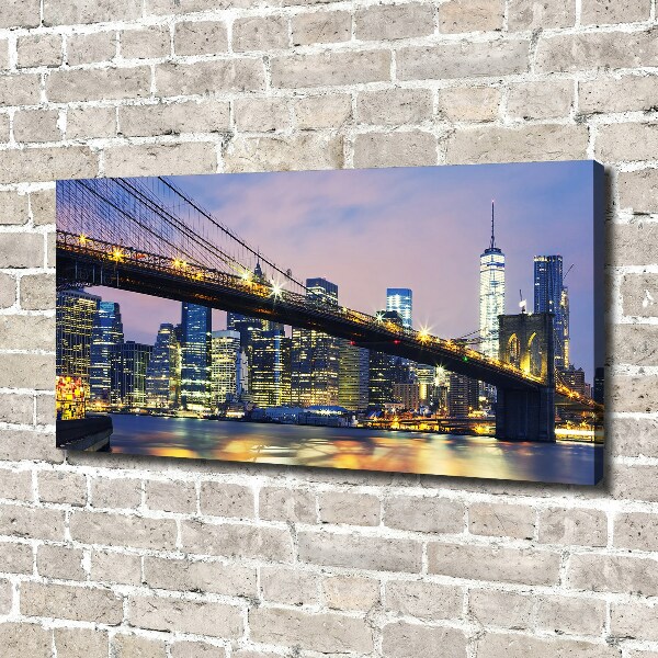 Canvas wall art Brooklyni bridge