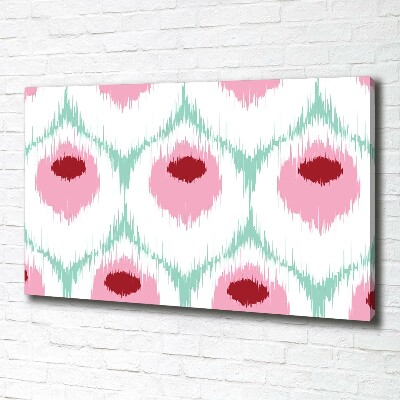 Canvas wall art Pawi pattern