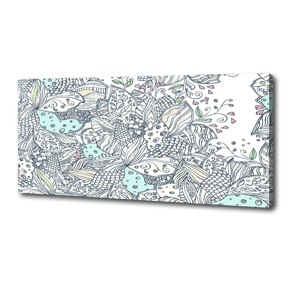 Canvas wall art Floral pattern