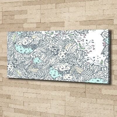 Canvas wall art Floral pattern