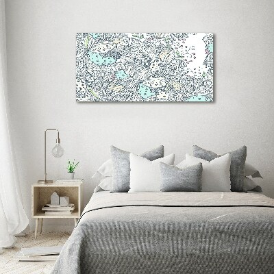 Canvas wall art Floral pattern