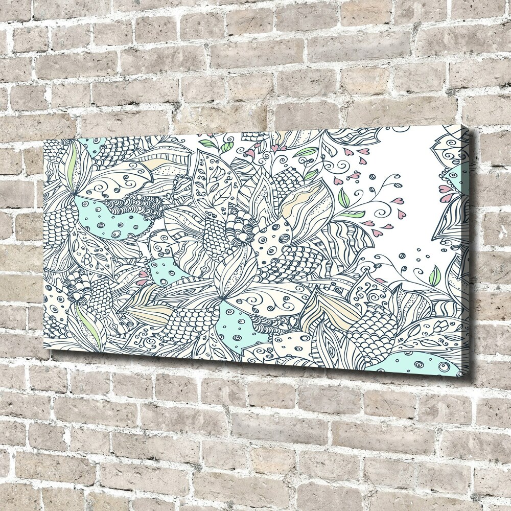 Canvas wall art Floral pattern