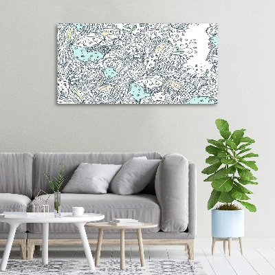 Canvas wall art Floral pattern