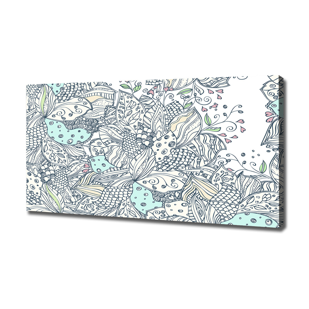 Canvas wall art Floral pattern