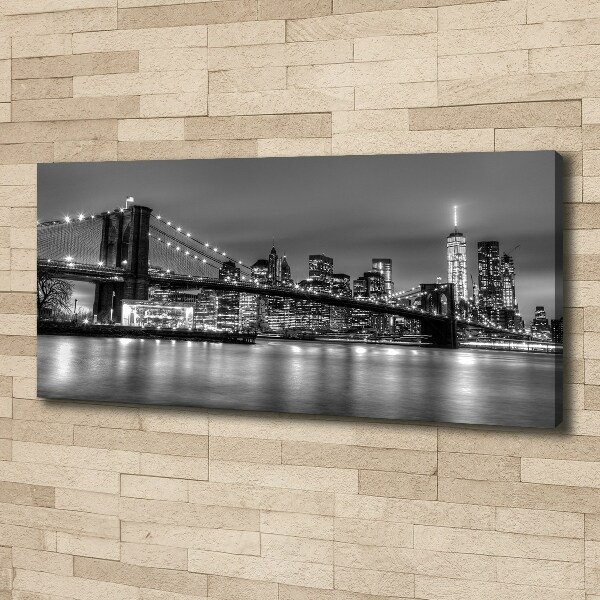 Canvas wall art Brooklyni bridge