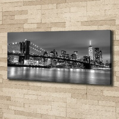 Canvas wall art Brooklyni bridge