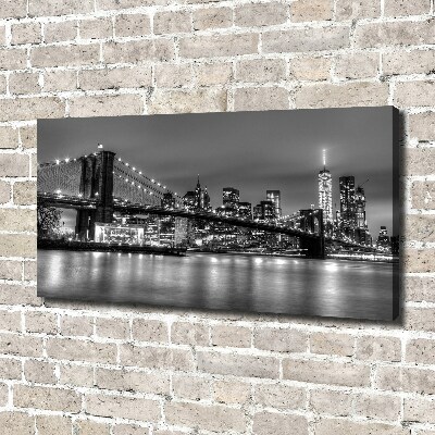 Canvas wall art Brooklyni bridge