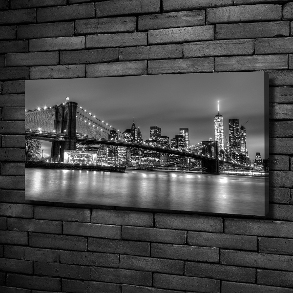 Canvas wall art Brooklyni bridge