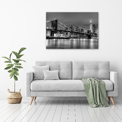 Canvas wall art Brooklyni bridge