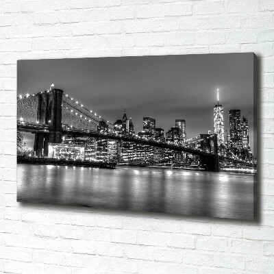 Canvas wall art Brooklyni bridge