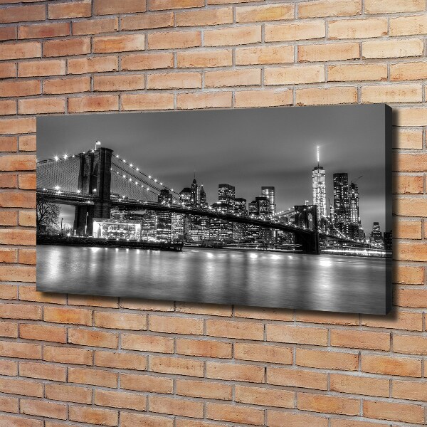 Canvas wall art Brooklyni bridge