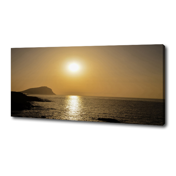 Canvas wall art Sunset sea