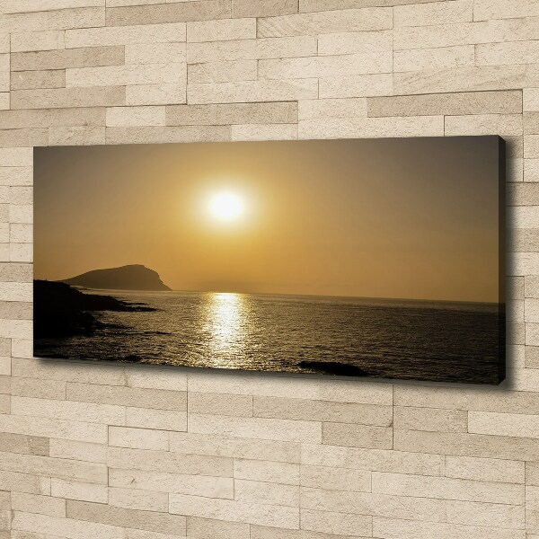 Canvas wall art Sunset sea