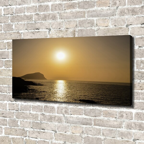 Canvas wall art Sunset sea