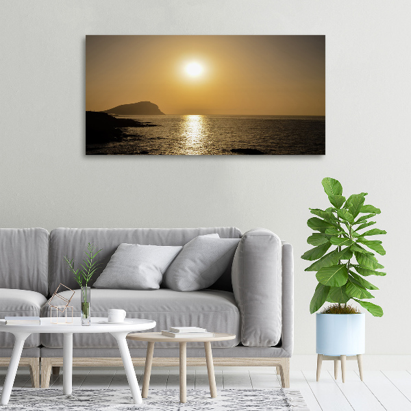 Canvas wall art Sunset sea