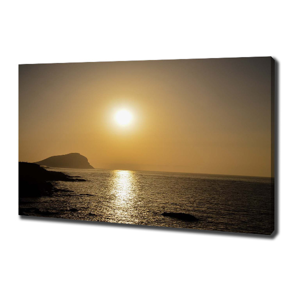 Canvas wall art Sunset sea