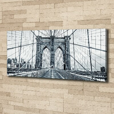 Canvas wall art Brooklyni bridge