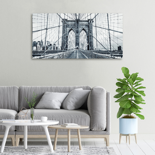 Canvas wall art Brooklyni bridge