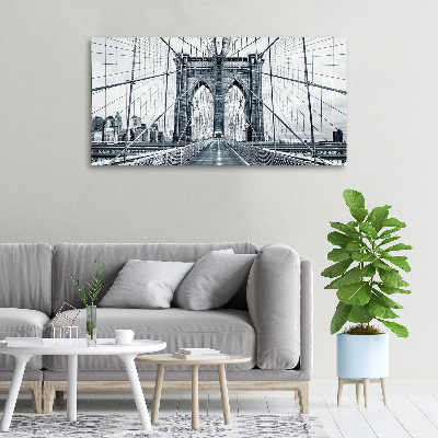 Canvas wall art Brooklyni bridge