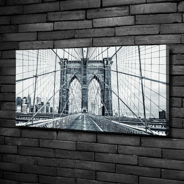 Canvas wall art Brooklyni bridge