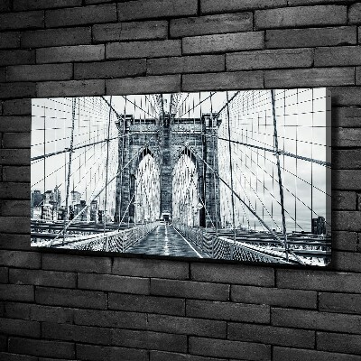 Canvas wall art Brooklyni bridge