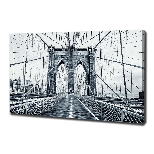 Canvas wall art Brooklyni bridge