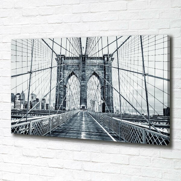 Canvas wall art Brooklyni bridge