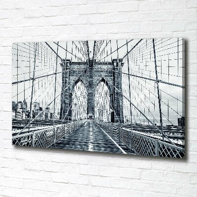 Canvas wall art Brooklyni bridge