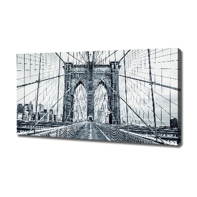 Canvas wall art Brooklyni bridge