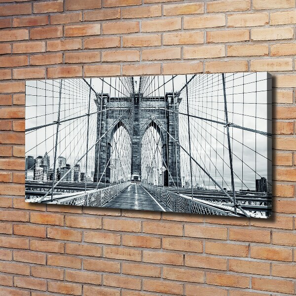 Canvas wall art Brooklyni bridge