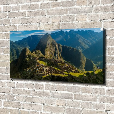 Canvas wall art Machu Picchu ruins