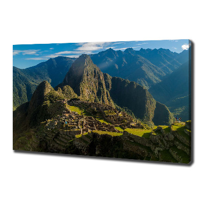 Canvas wall art Machu Picchu ruins