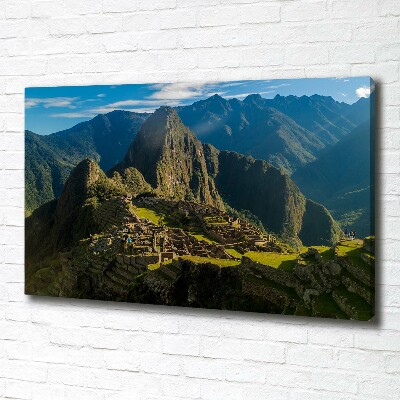 Canvas wall art Machu Picchu ruins