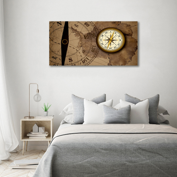 Canvas wall art Compass