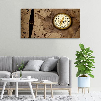 Canvas wall art Compass