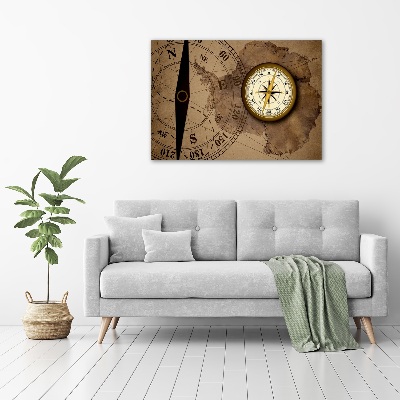 Canvas wall art Compass